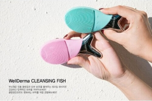 Máy rửa mặt Well-Derma Cleansing Fish - Người bạn của sắc đẹp